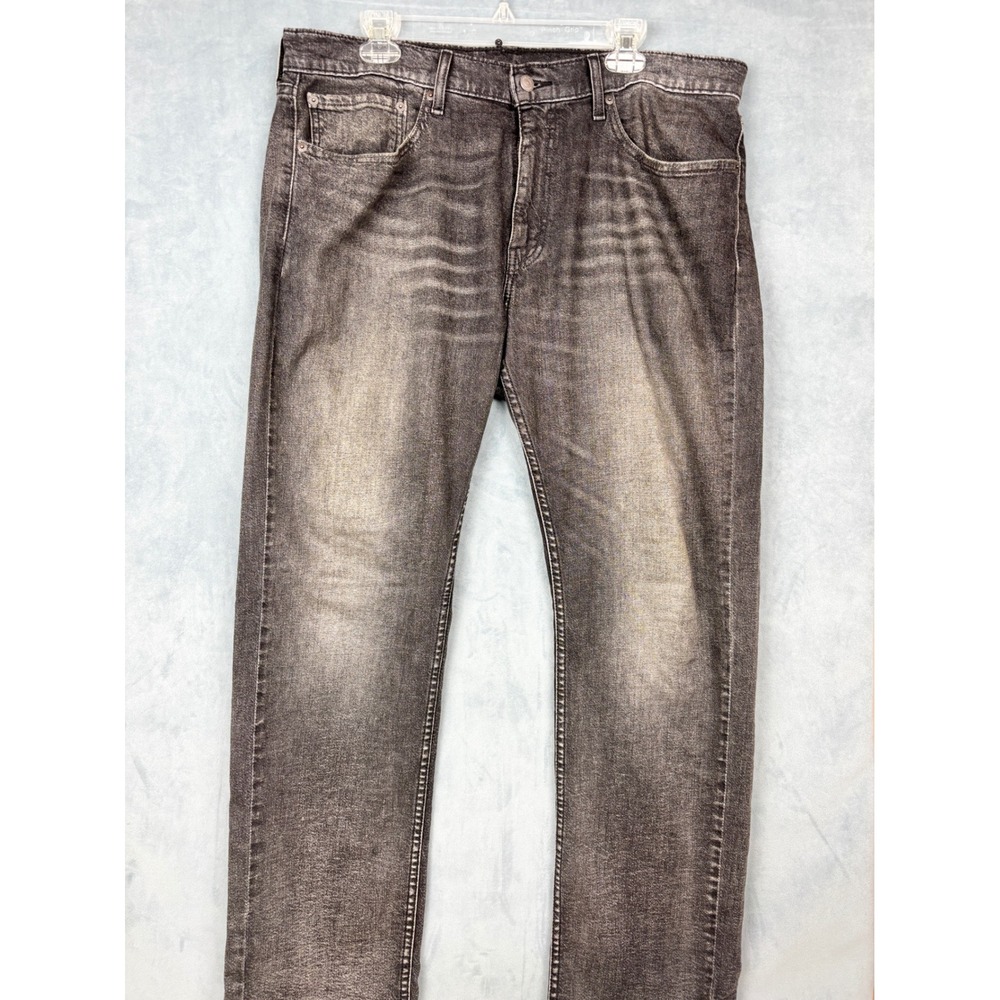 Levis 559 Relaxed Straight Jeans Mens 36x32 Faded Black Denim Pants